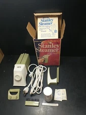 Vintage Osrow Stanley Steamer USA Made Plug-in Handheld Green White 