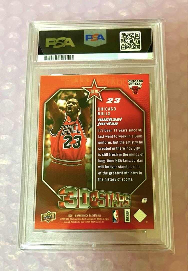 psa10 09 Michael Jordan ud 3D nba stars