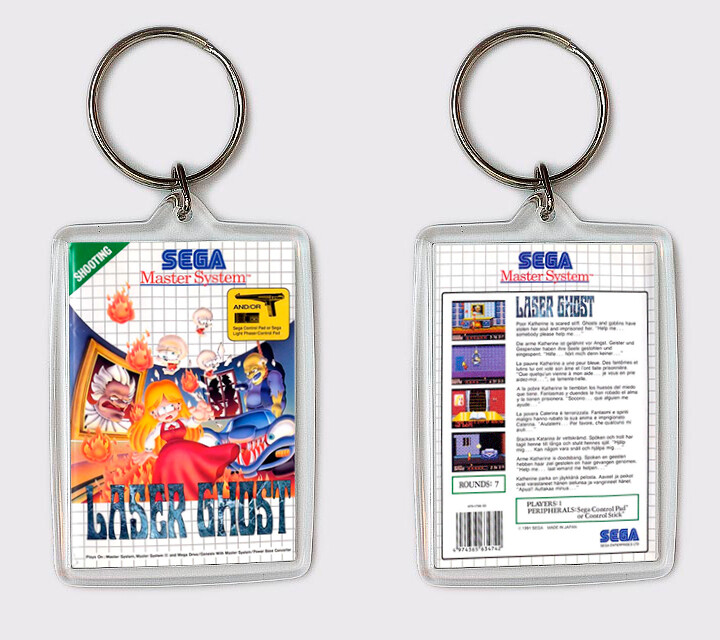 Porte-Clés Laser Ghost Sega Master System