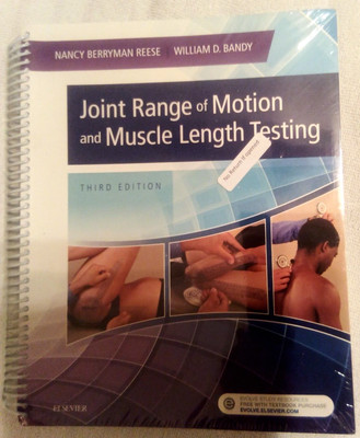 Joint Range of Motion and Muscle Length Testing, 3rd Ed. by Reese/Bandy. NEW