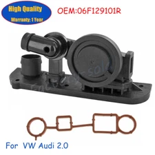 New Oil Separator PCV Pressure Control Valve & Gasket For VW Audi 2.0 06F129101R