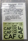 Arrow Graphics 1/48 C-38-48 Canadian Armed Forces Low-Vis Initials Decal Sheet