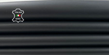 BLACK Italian Lambskin Sheep Lamb Leather hide hides 4 skins 24sqf 0.9mm C4286