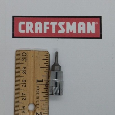 「RT-133178」 Craftsman T-8 Torx Head Bit 1/4