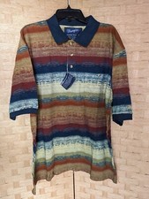 Vintage Men's Wrangler's Western Shirt Polo Cowboy Aztec Southwest XL NWT