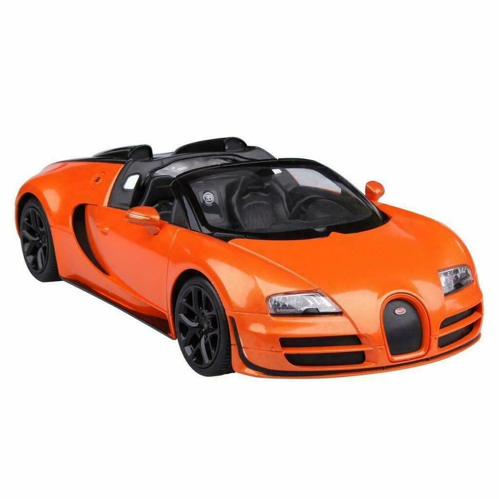 ミニカー BUGATTI VEYRON 2005 Bugatti Veyron Black/Orange Diecast Model Car | Majorette