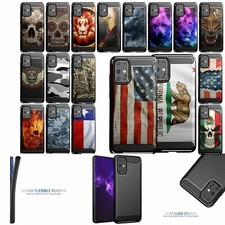 Case For Galaxy S20 Ultra 6.9"  Flex TPU Fiber SET1 Slim Flexible Shock