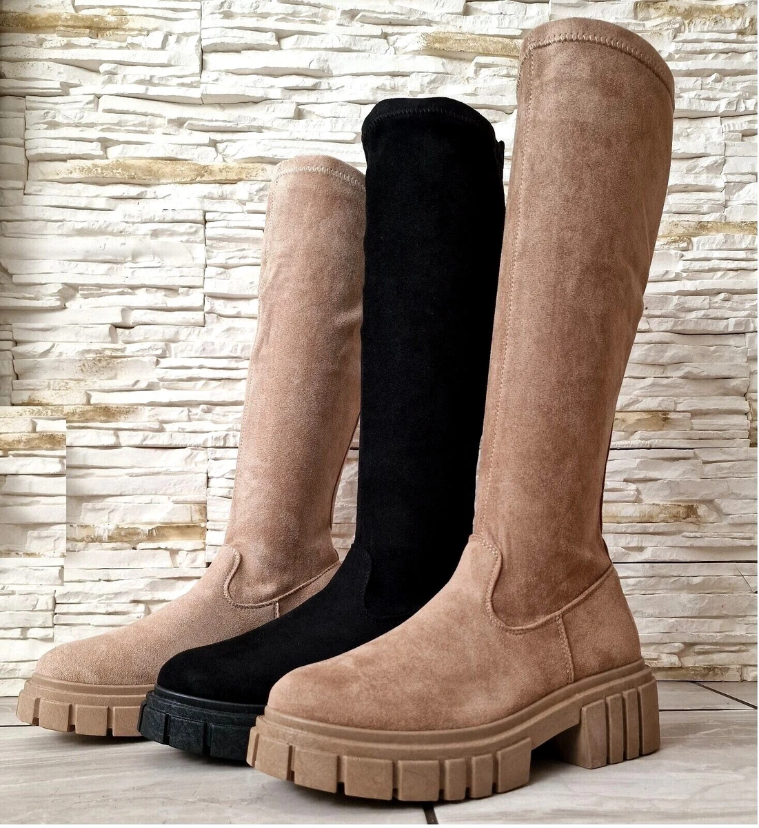 Pull on top stretch boots