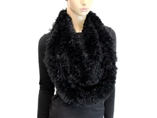 Women's Infinity Scarf Circle Scarf Long Plush Cute Warm Fall Winter