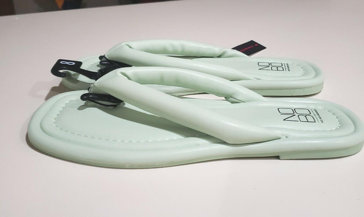 Sandali No Boundaries donna perizoma infradito infradito memory foam taglia 8 (lotto di 2)