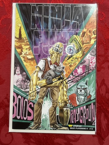 Ninja Funk One Shot #1 Bolos Playground Cover B Riegel Mature signed JPG W/COA - Picture 9 of 9