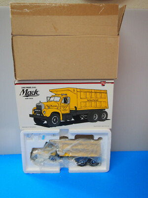 First Gear Mack B-Model With Dump TRIANGLE Sand & Gravel Co.19-1876 VHTF