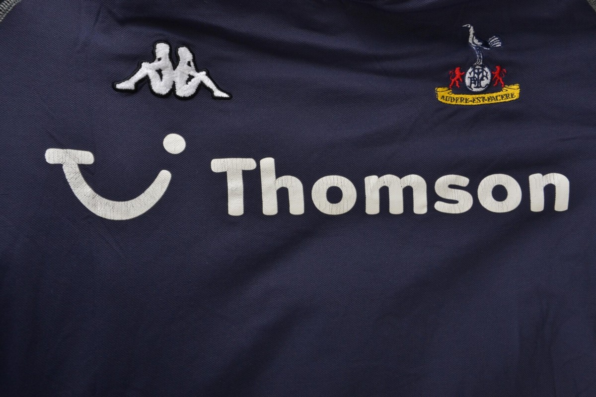 TOTTENHAM HOTSPUR 2002/2003 AWAY FOOTBALL SHIRT KAPPA SIZE M