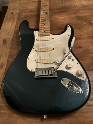 1992 Fender Strat Plus Gun Metal Blue Lace Sensors TBX Wilkinson Schallers