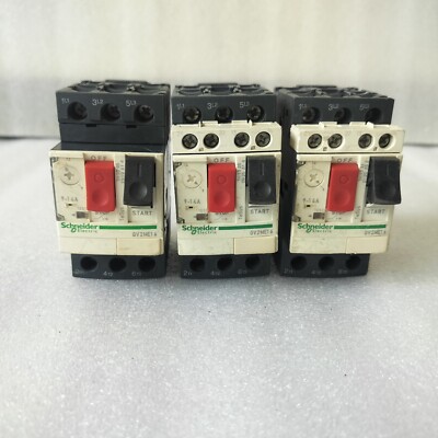 Mpcb Rage (LOT OF 3) SCHNEIDER ELECTRIC GV2ME1 6 MPCB RANGE BETWEEN 9-14AMP 3POLE ...