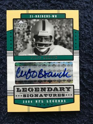 Cliff Branch #LS-CB - 2004 Upper Deck Legendary Signatures - NFL Signatures 