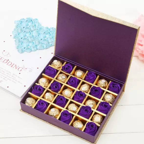 Empty 2024 chocolate boxes