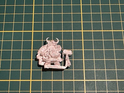 Warhammer Dwarfs Zwerge King König Metal Rare Used OOP #2