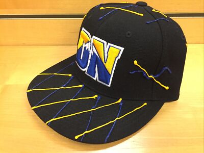 Vintage RARE Denver Nuggets 7 3/8 REEBOK Fitted Hat Authentic NBA Cap Paint Drip