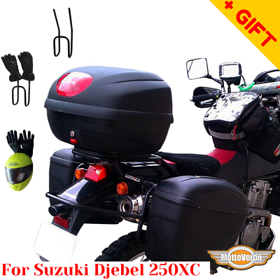 For Suzuki Djebel 250 XC rack luggage system Djebel 250XC side