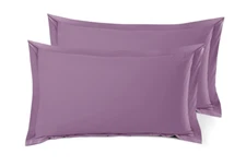 Nestl Soft Microfiber Pillow Shams - Set of 2 - King 20" x 30" - Lavender Dream