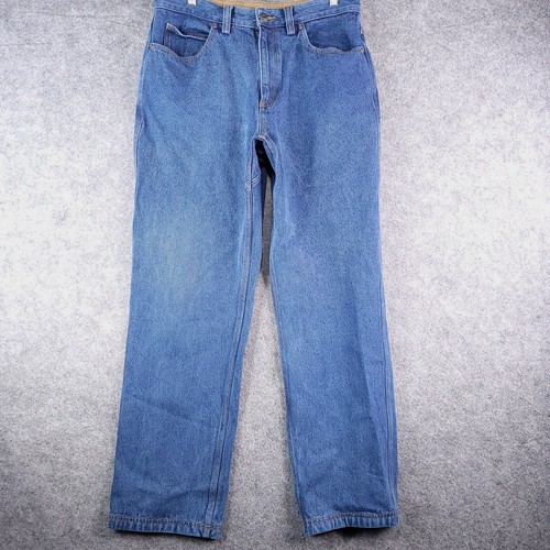 Duluth Trading Jeans Men 34X32 Blue 