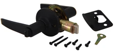 Mobile Home Parts Direct Interior Door Lever Privacy Lock, Matte Black