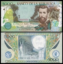 Colombia 5000 Pesos 2006 UNC**New Date