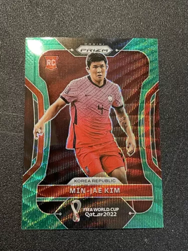 2022 Panini Prizm FIFA World Cup Qatar #137 Min-jae Kim Green Wave