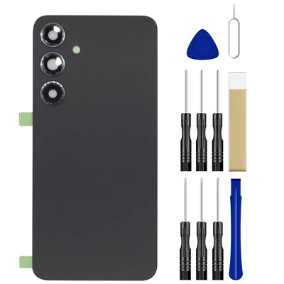 For Samsung Galaxy S24 Plus Battery Door Back Glass Cover Housing + Camera Lens