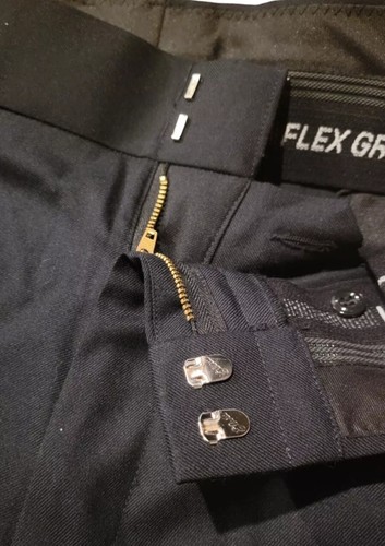 Men's Navy Blue With Gold Stripe Pants Trousers Dress Blues Size 40 NWT - Picture 3 of 6