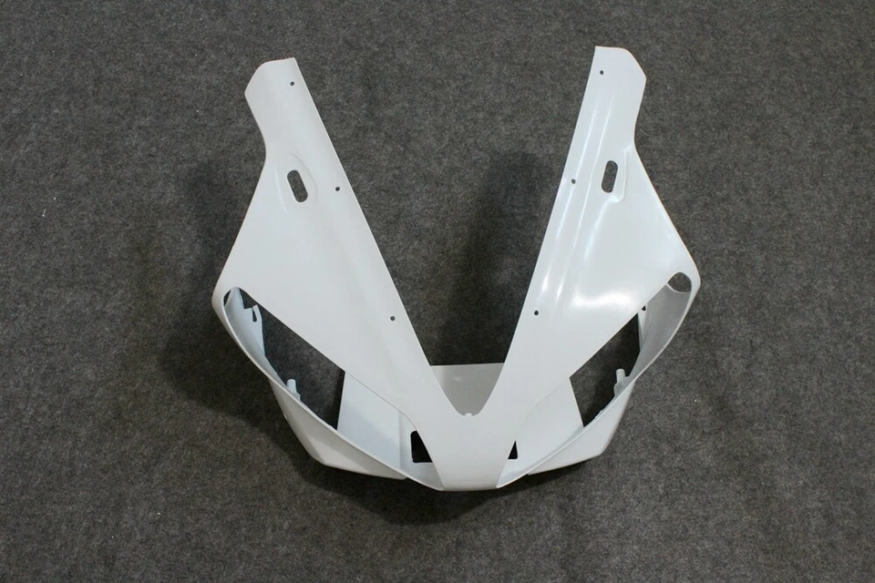 Carenado superior delantero blanco sin pintar capucha nariz apto para Yamaha YZF R1 2000-2001 Foto 2 de 4