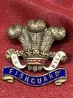 WW1 Pembroke Yeomanry Fishguard Enamel Sweetheart Brooch w/fixing
