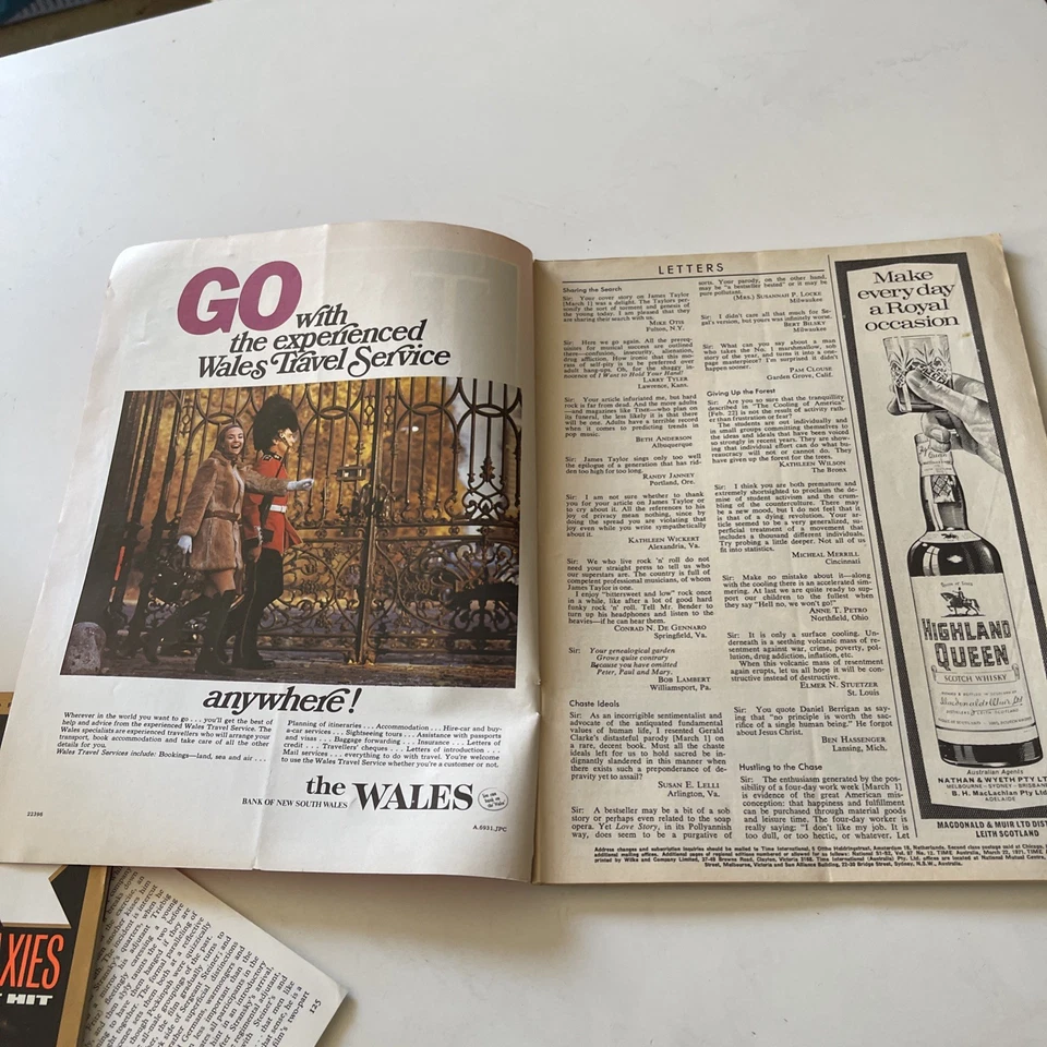 Time Magazine Hells Angels George C Scott Gandhi Gauguin March 22 1971 VGC - Image 4 of 4