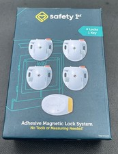 Safety 1st Adhesive Magnetic Lock System - 4 Locks / 1 Key - NEW