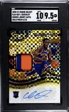 2020-21 Panini Select Immanuel Quickley Rookie Patch Auto RPA /10 SGC 9.5/10