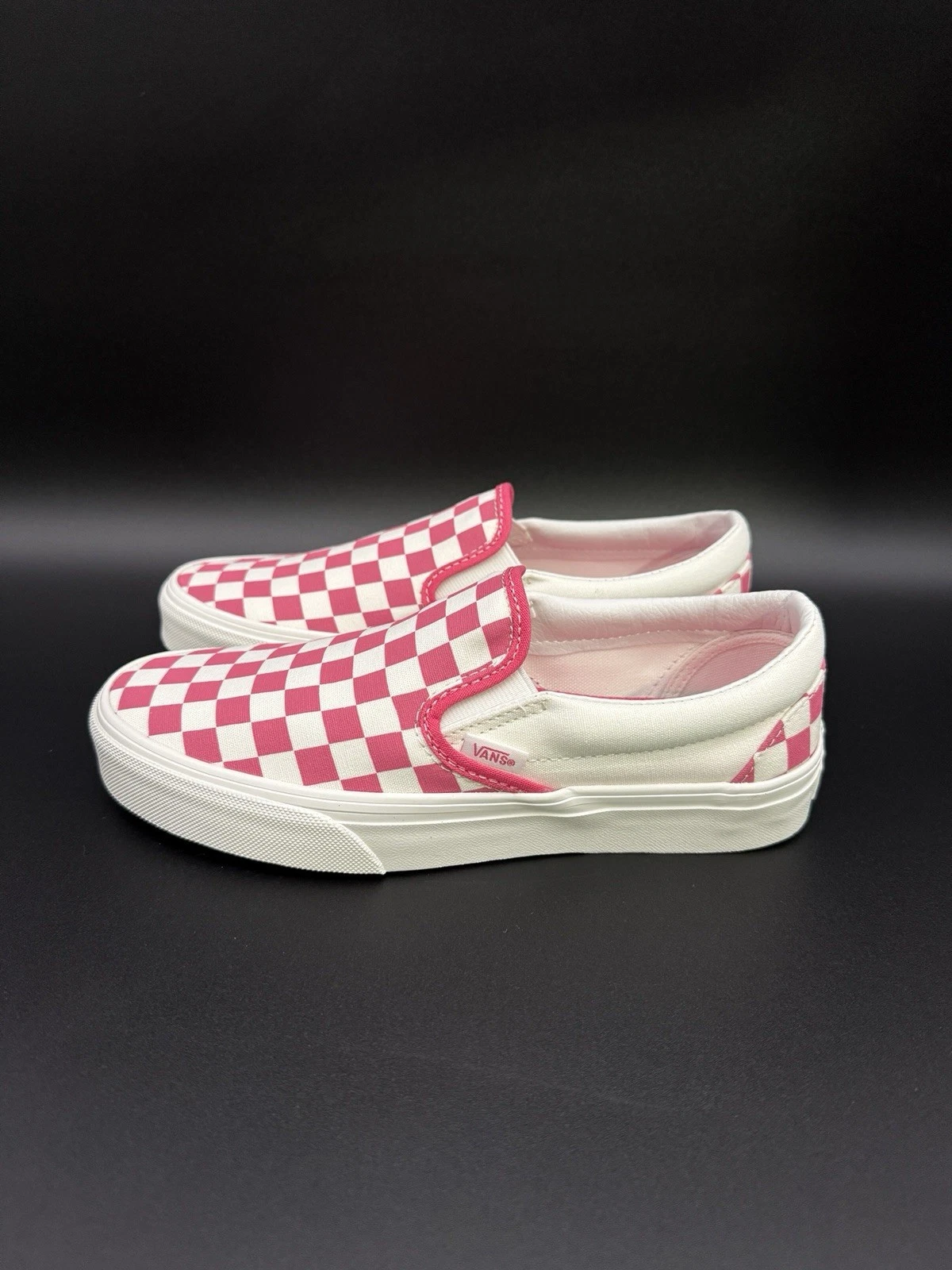 Vans Classic Slip-On Checkerboard Honeysuckle Women's shoes VN000D6BCHL