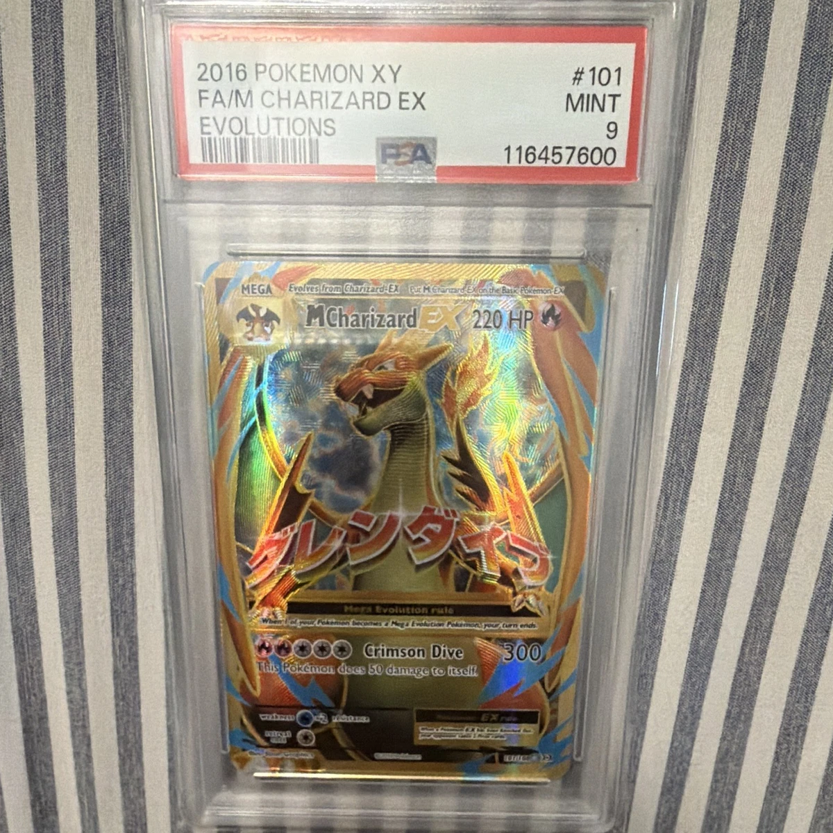 Charizard Pokémon TCG Grade 9 Evolutions Individual Collectible