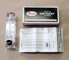 DWYER VFA-34 SSV SERIES VFA VISI-FLOAT FLOWMETER 50-200 CC/MIN. WATER