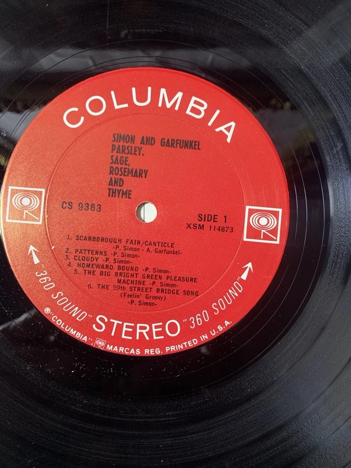Parsley, Sage, Rosemary and Thyme. Simon and Garfunkel. Mono 1966 1st Foto 2 de 4