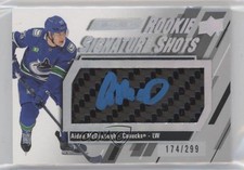 2023 Upper Deck Engrained Rookie Signature Shots /299 Aidan McDonough Auto 4p5