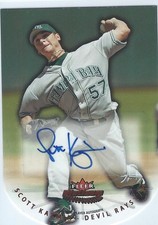 Scott Kazmir, Devil Rays, 2005 Fleer Platinum Autograph Die Cut ROO/99, #13