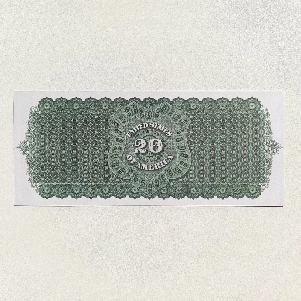 20 Dollars 1861 New York Demand Note Greenback Reproduction Banknote Fr US# 11a - Image 4 of 4