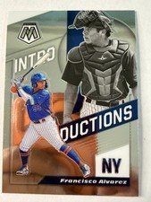 Francisco Alvarez 2021 Panini Mosaic Introductions #INT11 New York Mets