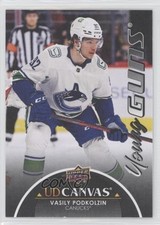 2021 Upper Deck Extended Series UD Canvas Young Guns Black Vasily Podkolzin 1nm3
