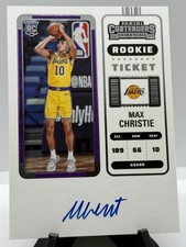 2022-23 Panini Contenders Max Christie Auto RC Ticket #144 Lakers Rookie