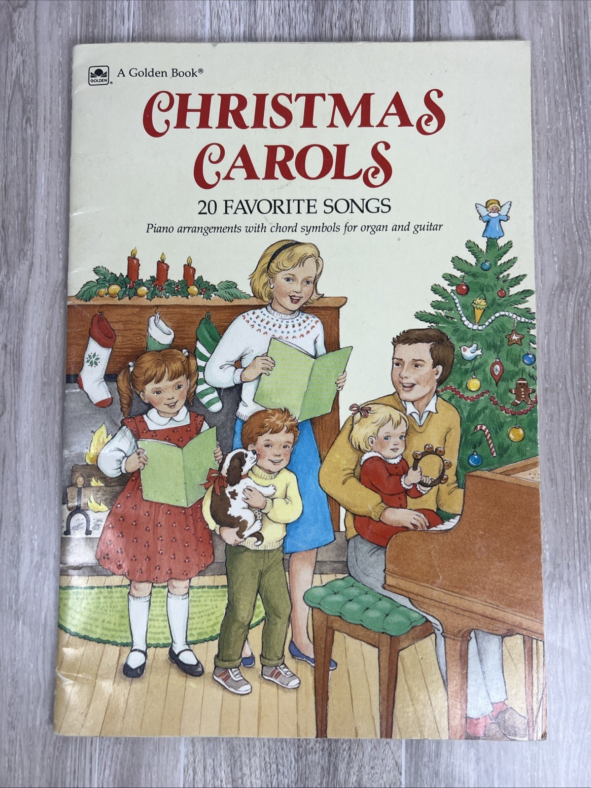 Christmas Carols Piano Arrangement with Chord Symbols Organ & Guitar
