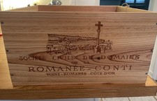 Romanee Conte Romanee St Vivant Wooden Wine Box 2009
