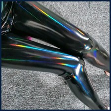 Dazzing Colors Pu Leather Pants Women Big Size Bright Slim Leggings High
