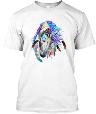Fun Love Horses T-Shirt Made in the USA Size S to 5XL